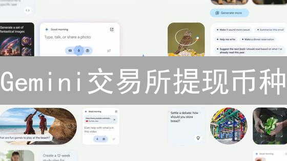 Gemini交易所提现币种：加密货币流动性与选择